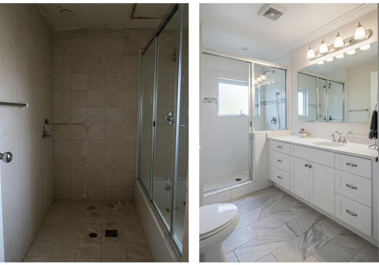 Banyo Tadilat Eskisi Yenisi