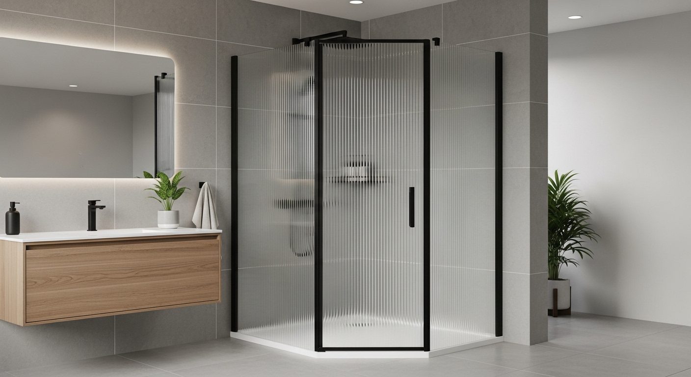 Nervürlü Köşe Duşakabin