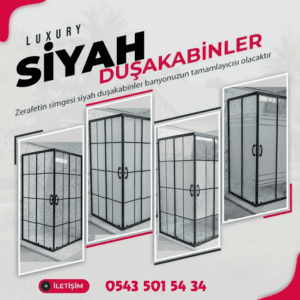 Siyah Duşakabin Modelleri
